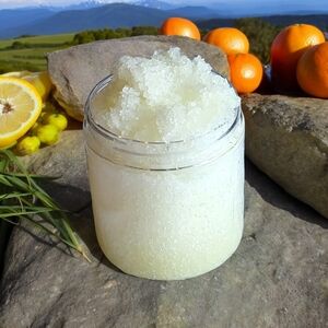 Lovely Lemongrass Lemon Balm Luxury Hydrating Body Scrub Salt Scrub Hand…